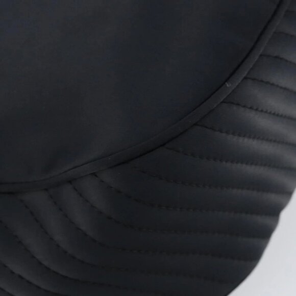 SAINT LAURENT Shoulder Bag Nylon Black Gold Auth yk19451 - Picture 4 of 16